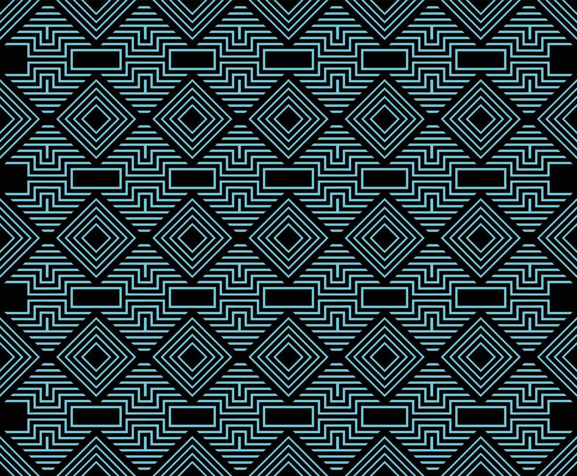 Texture Pattern of interconnected geometric lines. green background Seamless vector pattern. Geometric background with rhombuses and knots. Abstract geometric pattern.