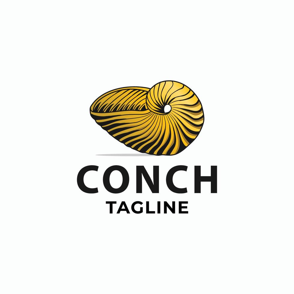 snail house logo design, snail, clam shell vector