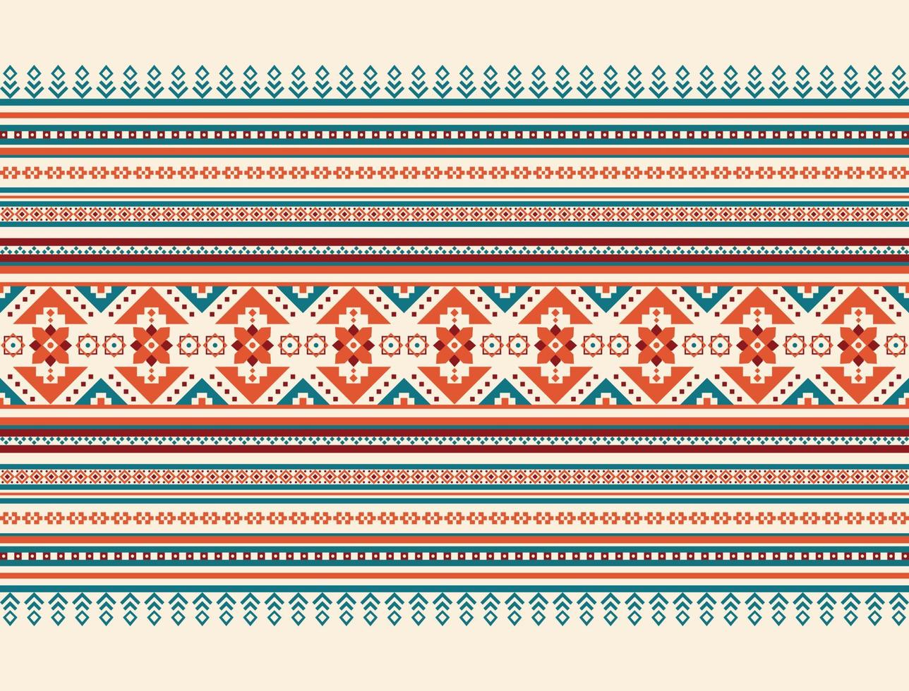 Geometric ethnic oriental pattern background. Design for texture, wrapping, clothing, batik, fabric, wallpaper and background. Pattern embroidery design. vector