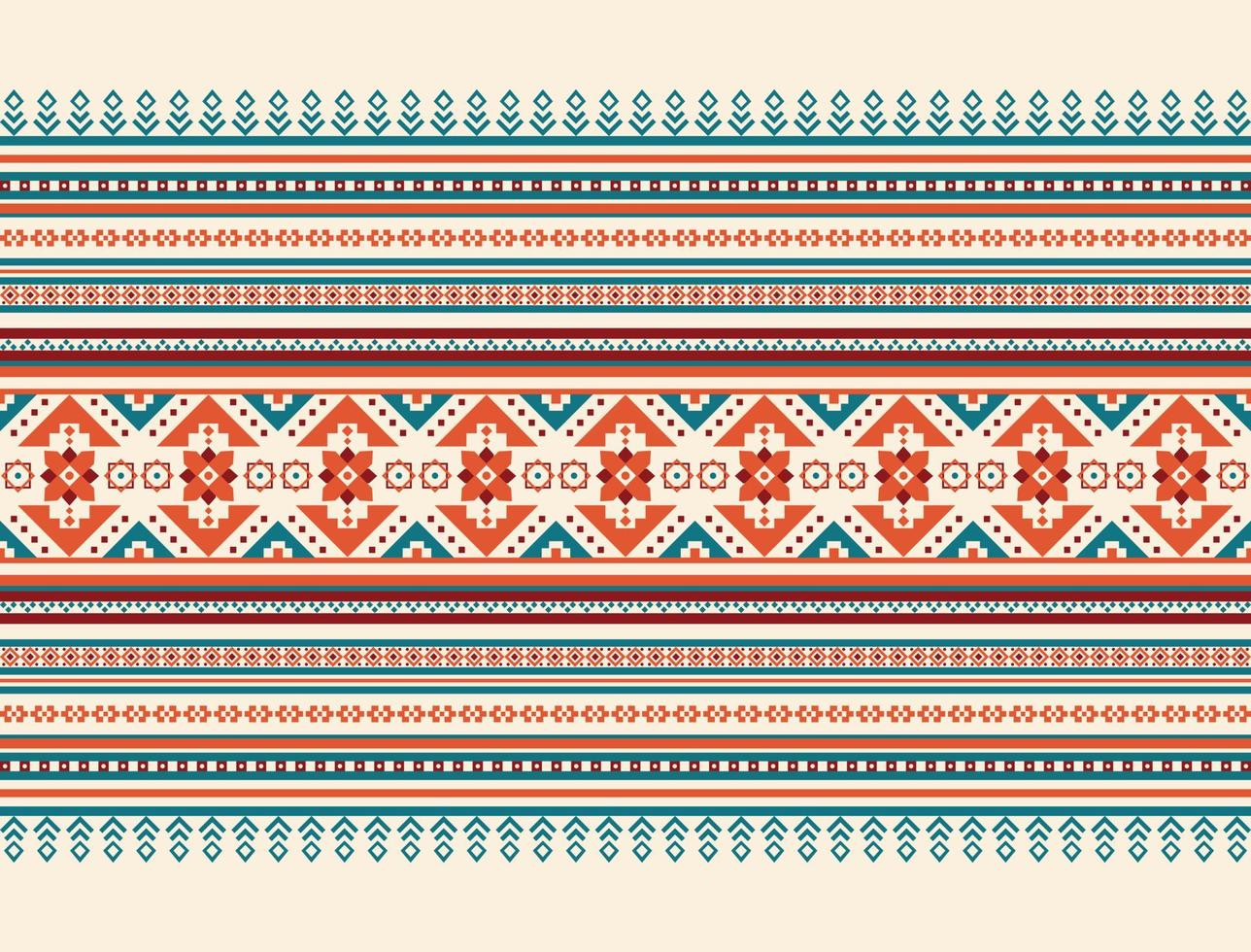 Geometric ethnic oriental pattern background. Design for texture, wrapping, clothing, batik, fabric, wallpaper and background. Pattern embroidery design. vector