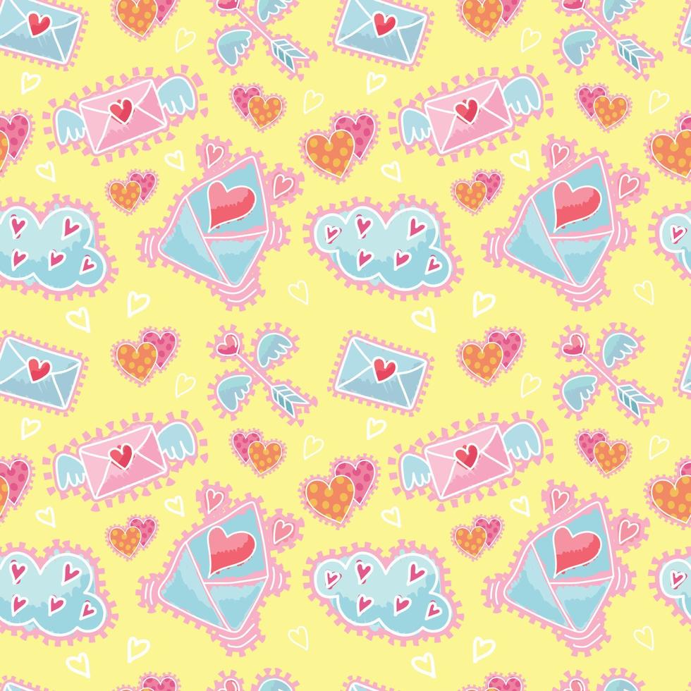 valentine objects cute item vector icon design