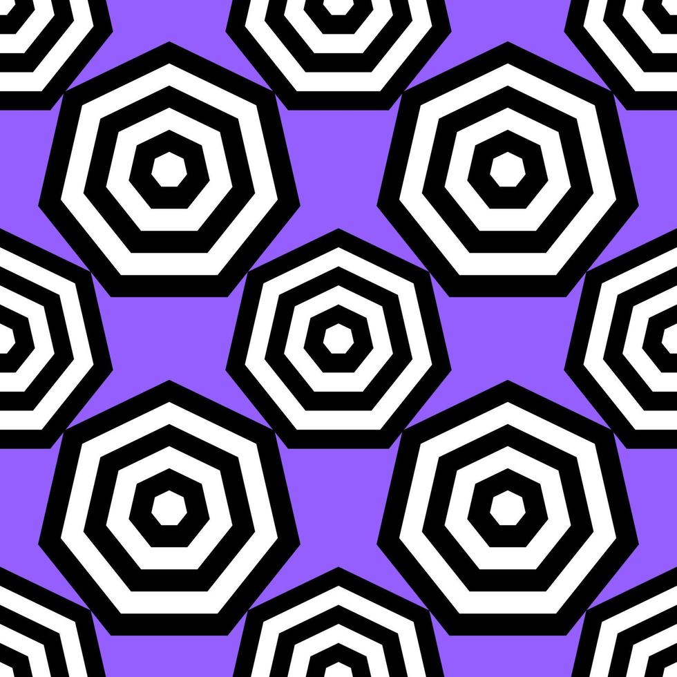 seamless geometric background Very Peri. geometric background black and white for the interior. umbrellas top view vector