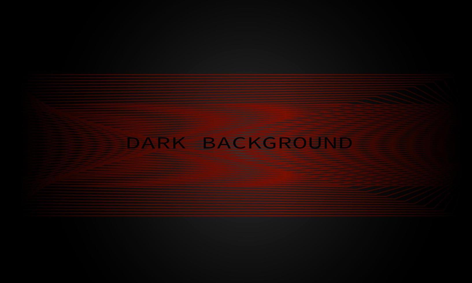 dark background with abstract red line in the middle for cover, poster, banner, billboard vector