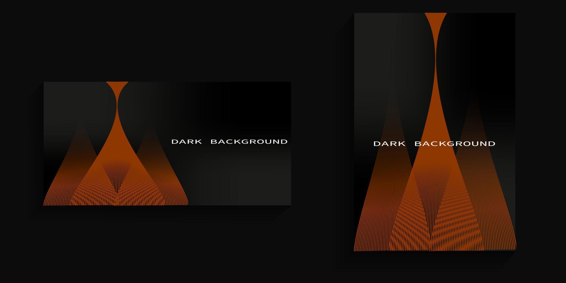elegant background with abstract orange lines for cover, banner, poster, billboard vector