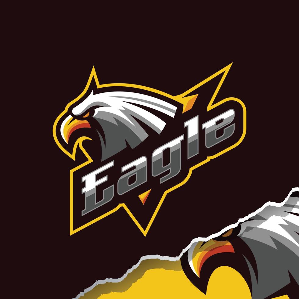 eagle logo design vector