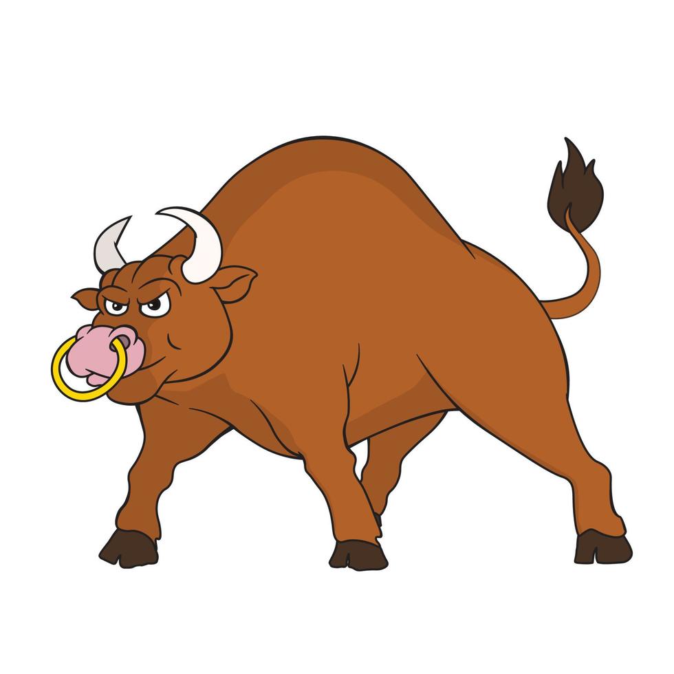 Bull vector illustration