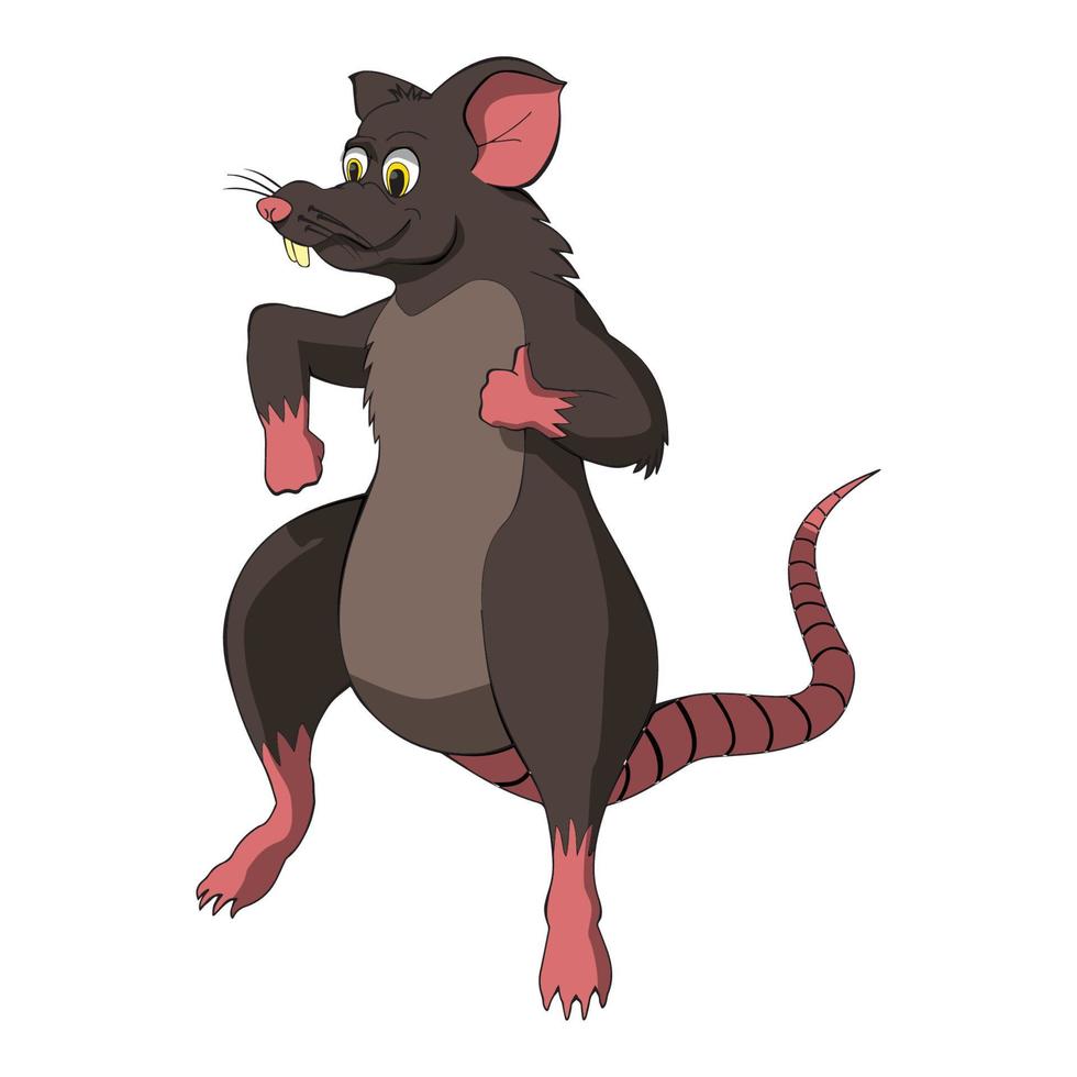 Rat Cartoon Illustration vector