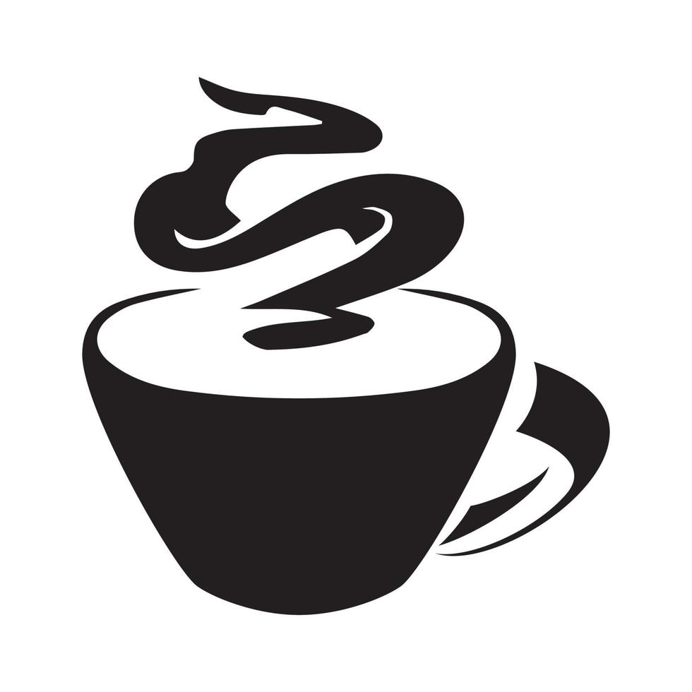 Sizzling hot coffee vector