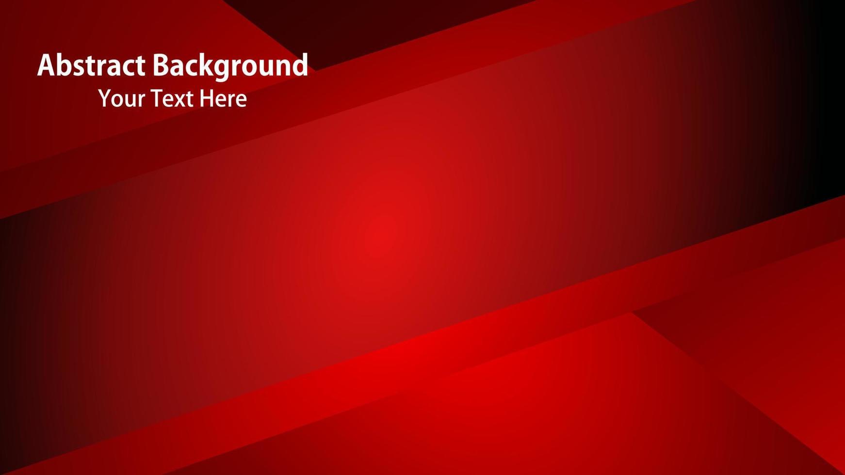 Vector modern abstract red background