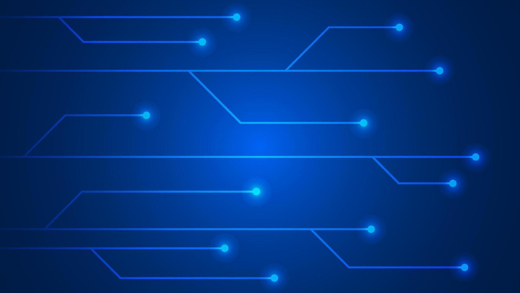 dot and line combined technology abstract background vector