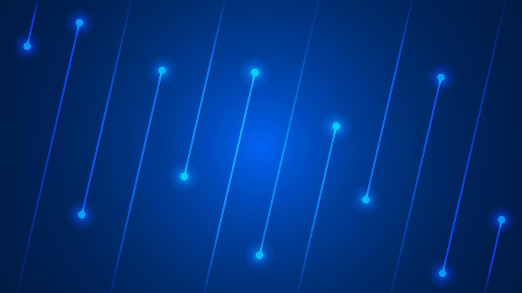 dot and line combined technology abstract background vector