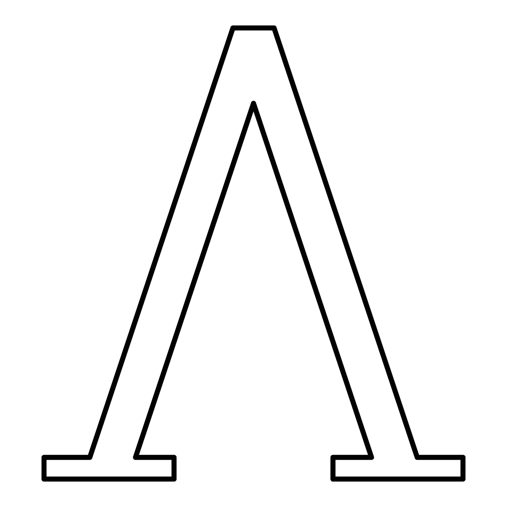 Lambda greek symbol capital letter uppercase font icon outline black