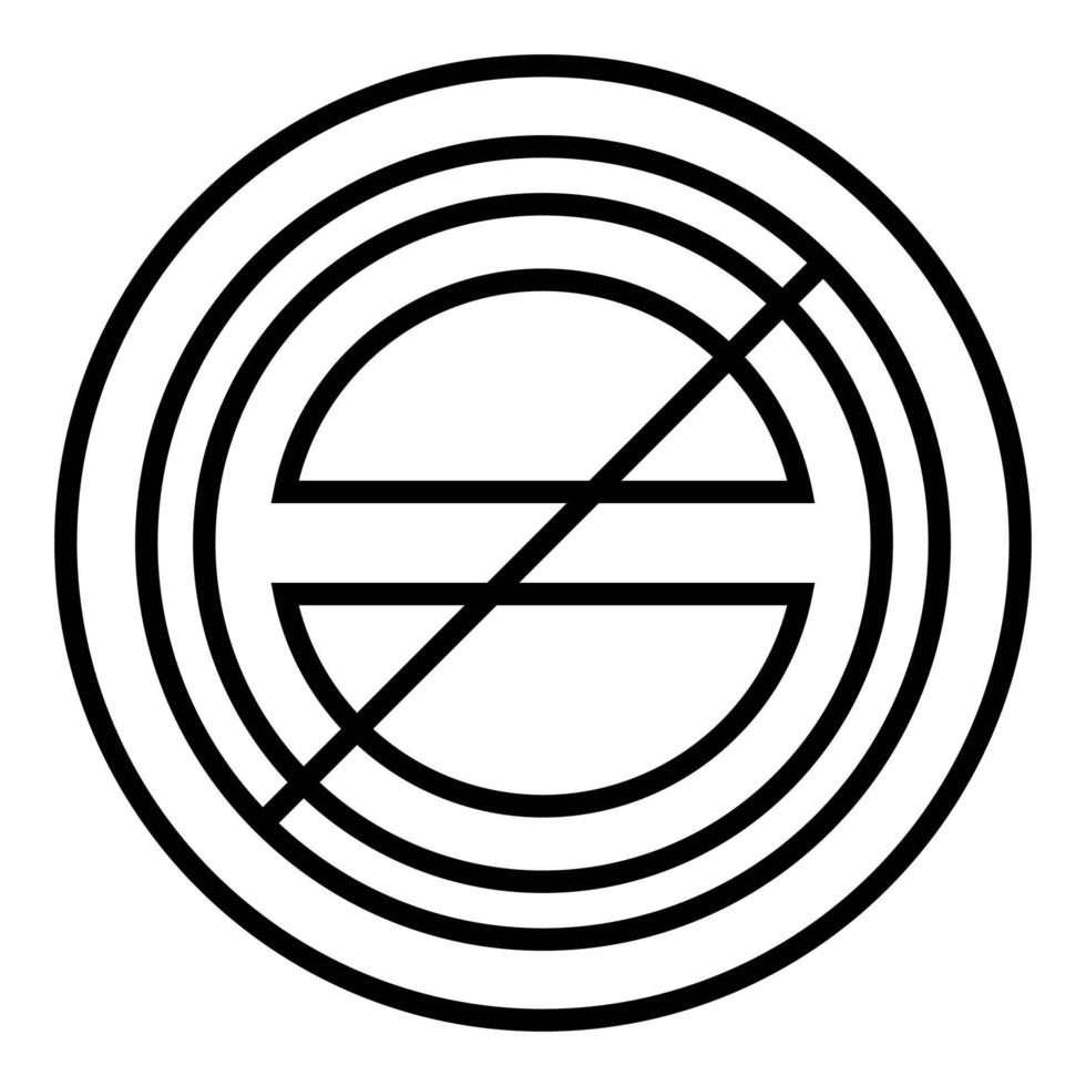 símbolo halógeno tipo superficies de cocción signo utensilio panel de destino icono color negro vector ilustración estilo plano imagen