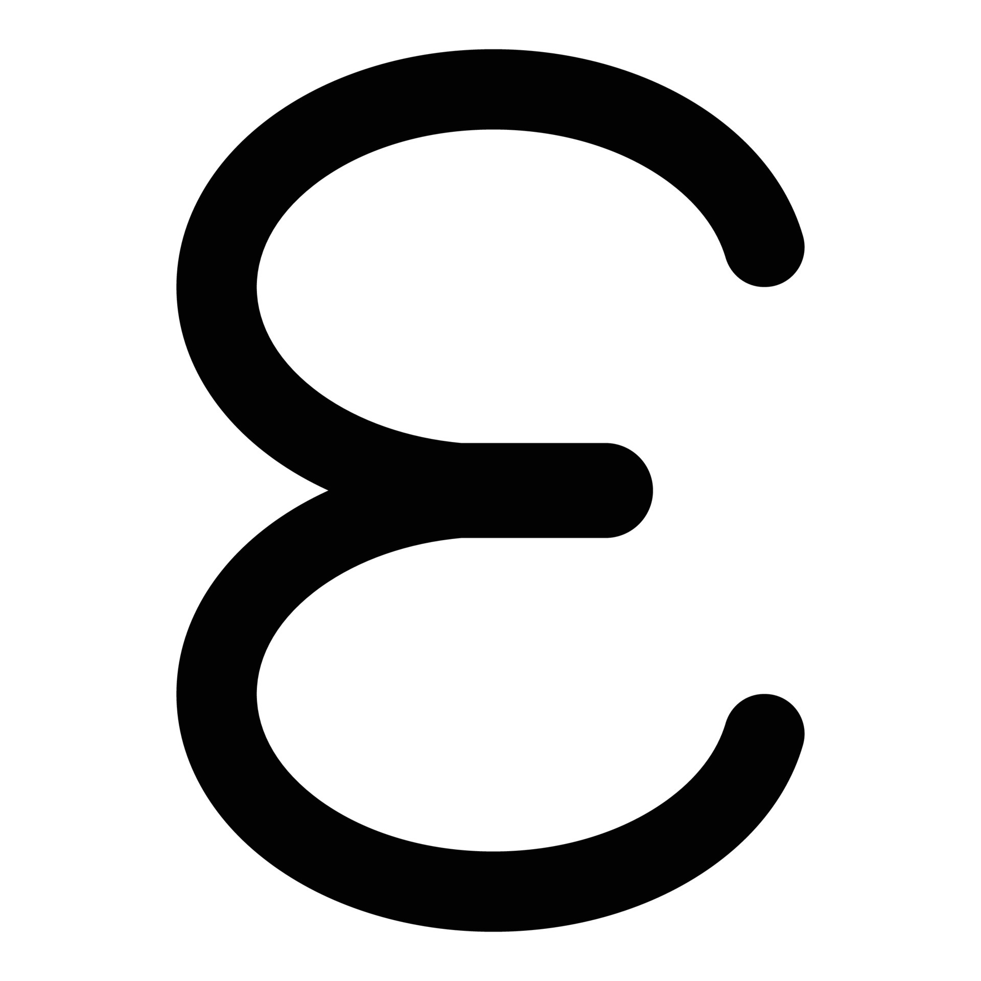 Epsilon greek symbol small letter lowercase font icon black color