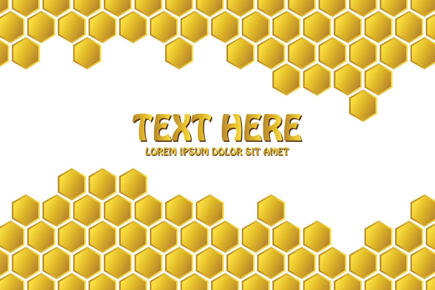 Bee hive, honey product material, background vector template graphic