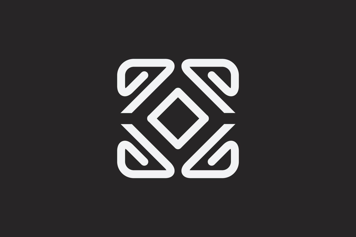 letter G ambigram logo design with form square vector