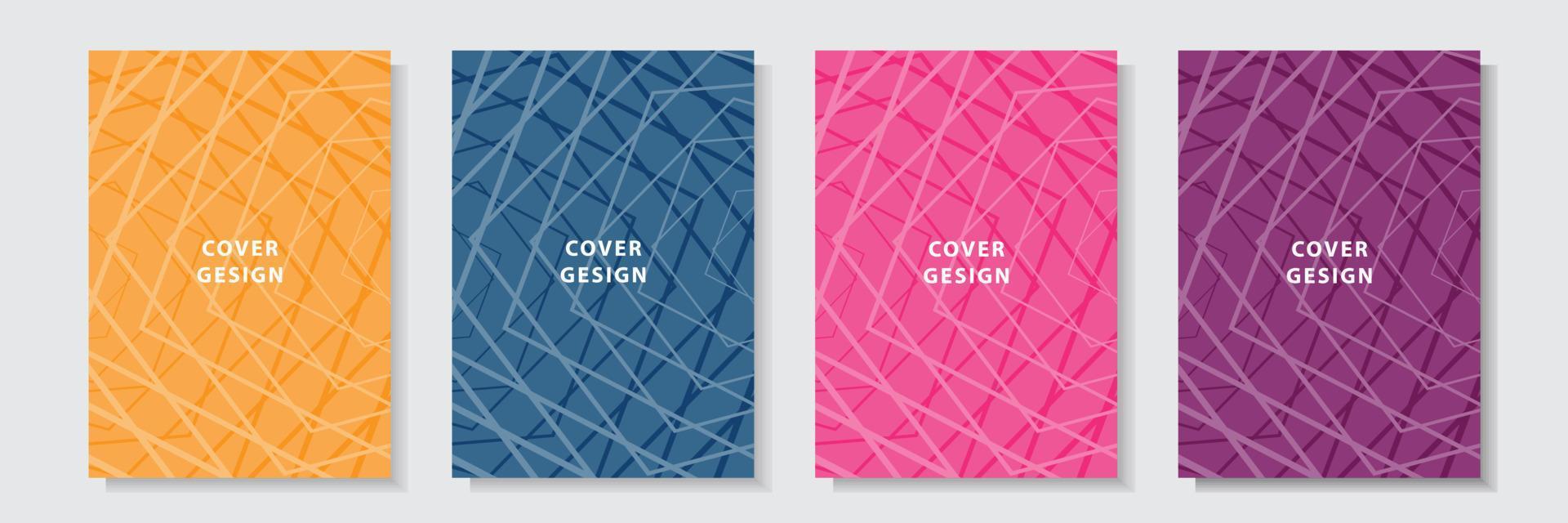 abstract line modern cover template future texture pattern, set collection background design vector