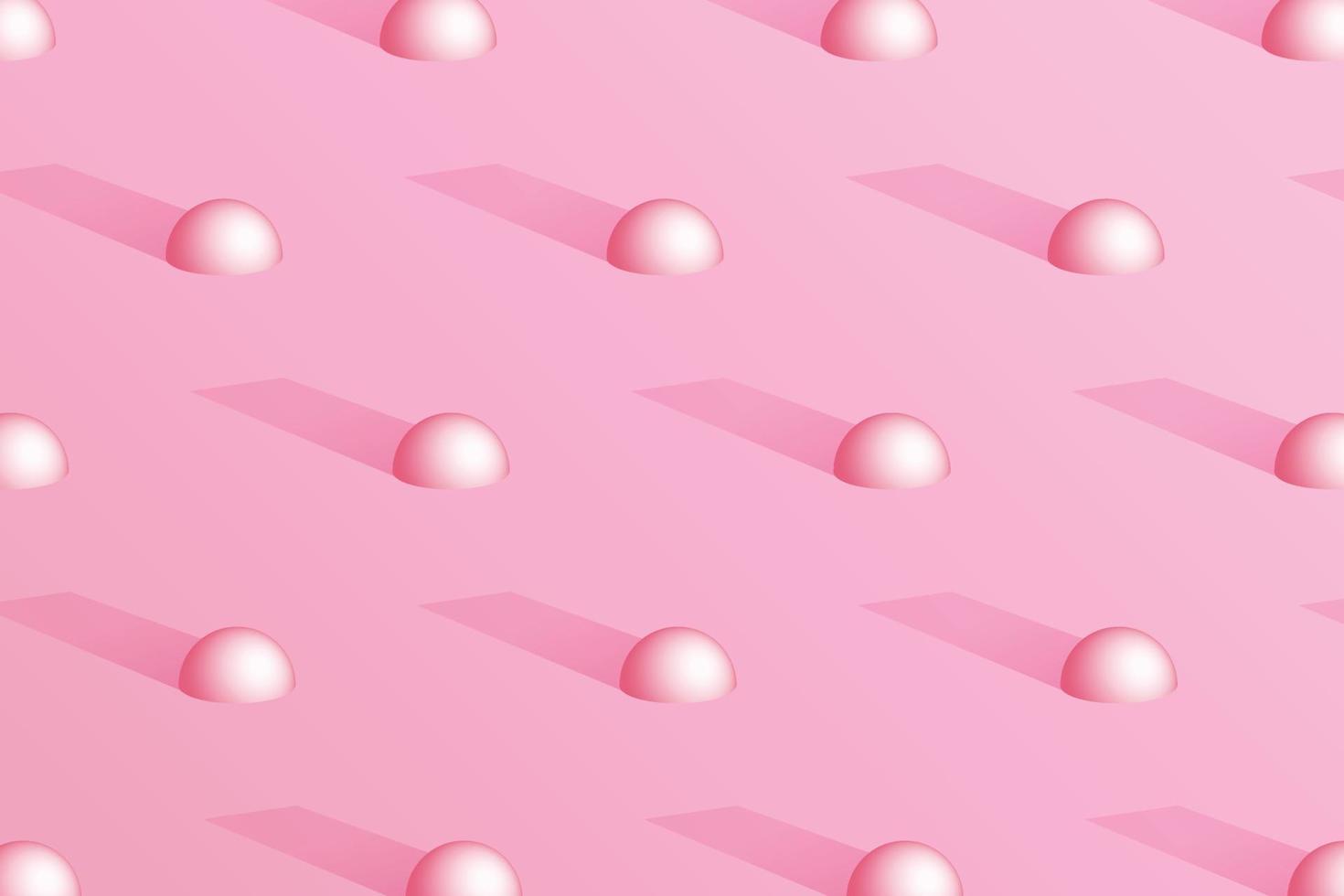 circle element realistic 3d pink pastel candy color romantic with shadow effect wallpaper background template design vector graphic