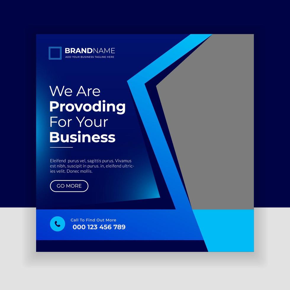 Digital maretig social media banner vector