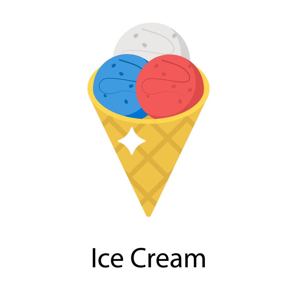 conceptos de helado vector