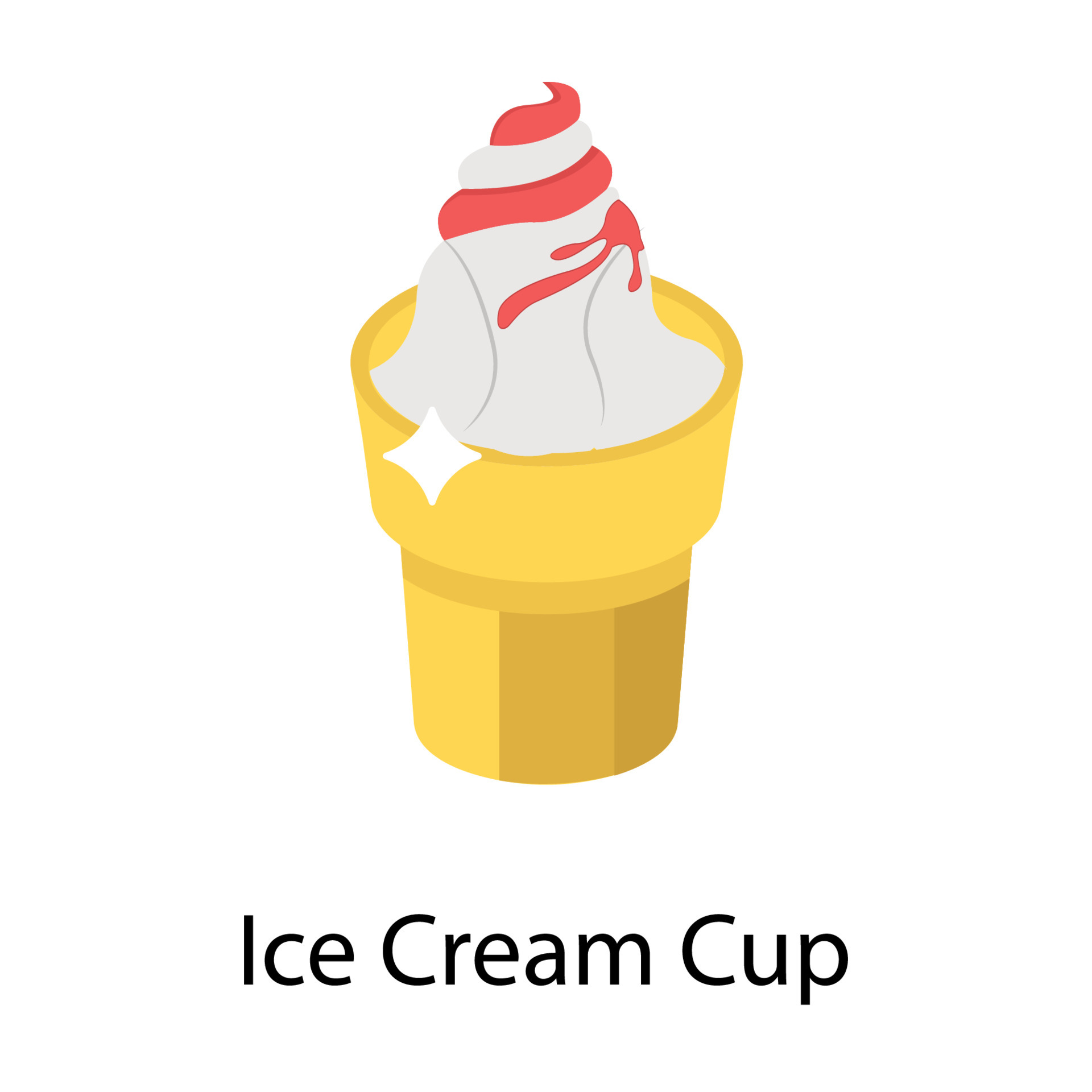 Ice Cream Cup 5156305 Vector Art at Vecteezy