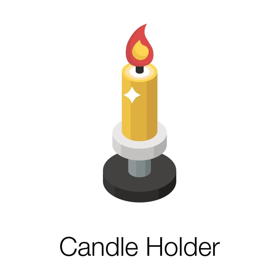 Candle Holder Concepts vector