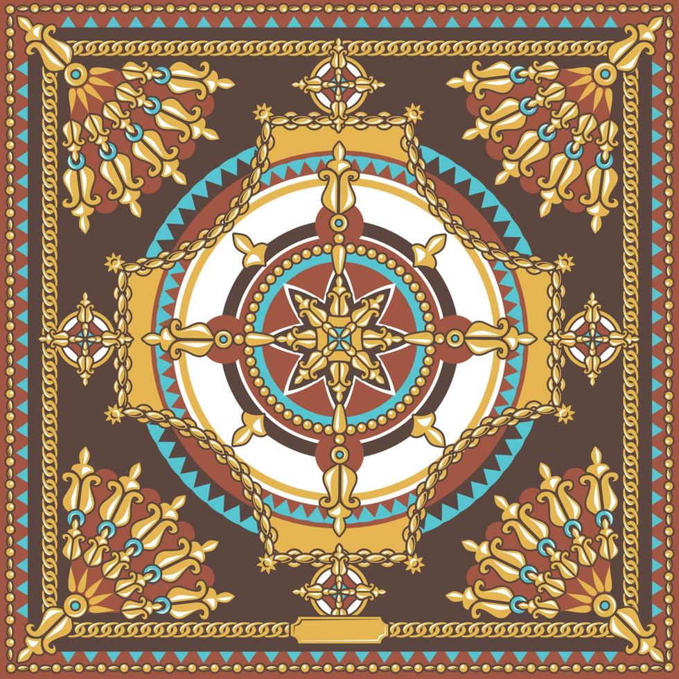 Floral seamless pattern in vector