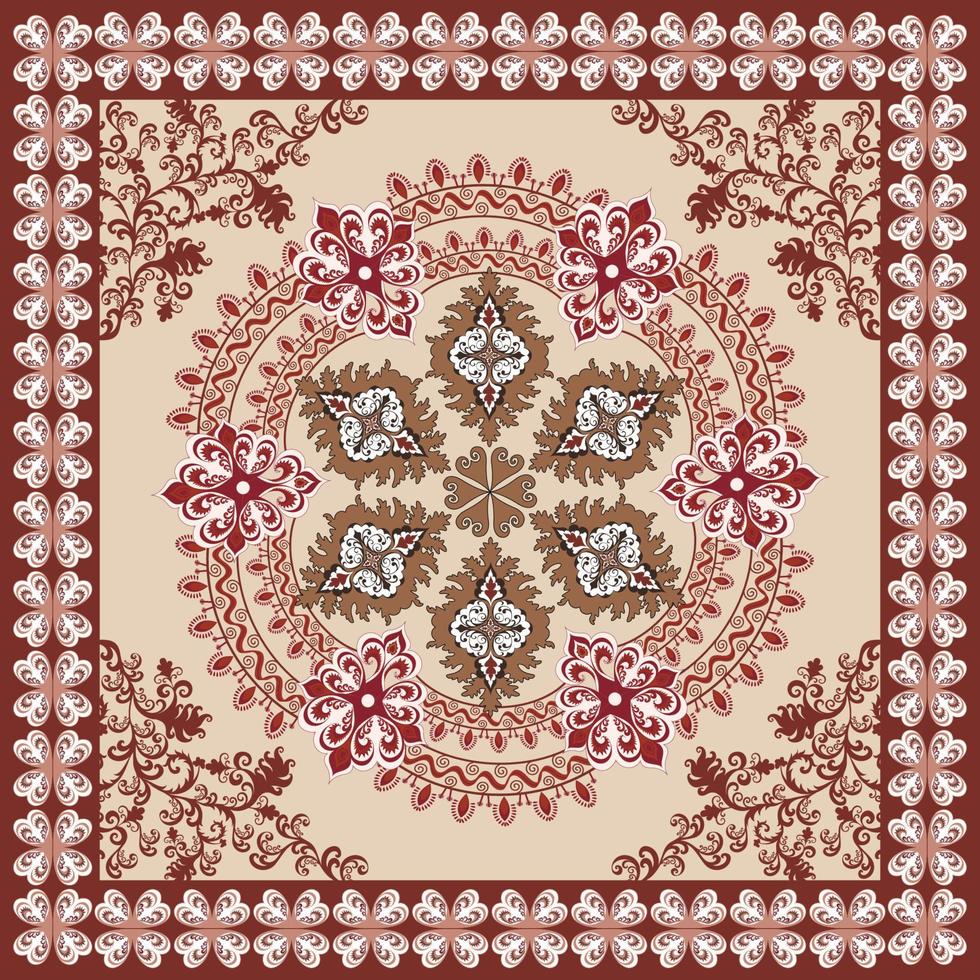 Floral seamless pattern in vector