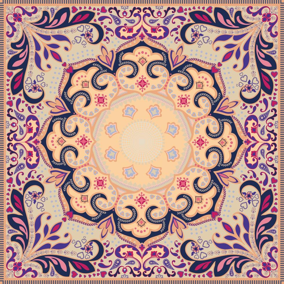 Floral seamless pattern in vector