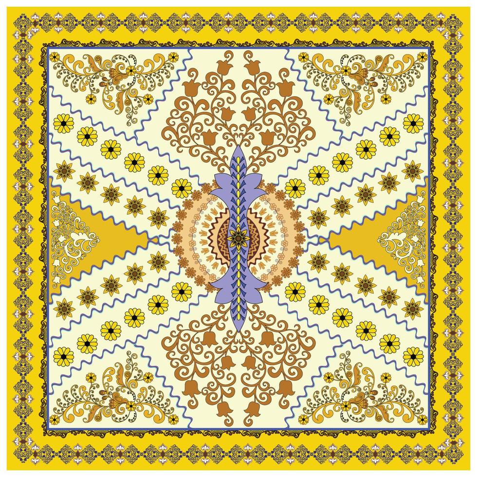 Floral seamless pattern in vector