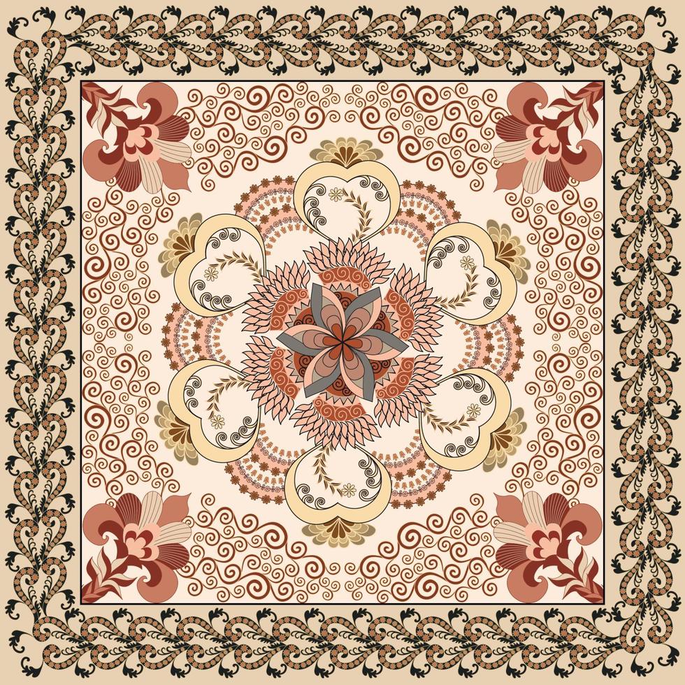 Floral seamless pattern in vector