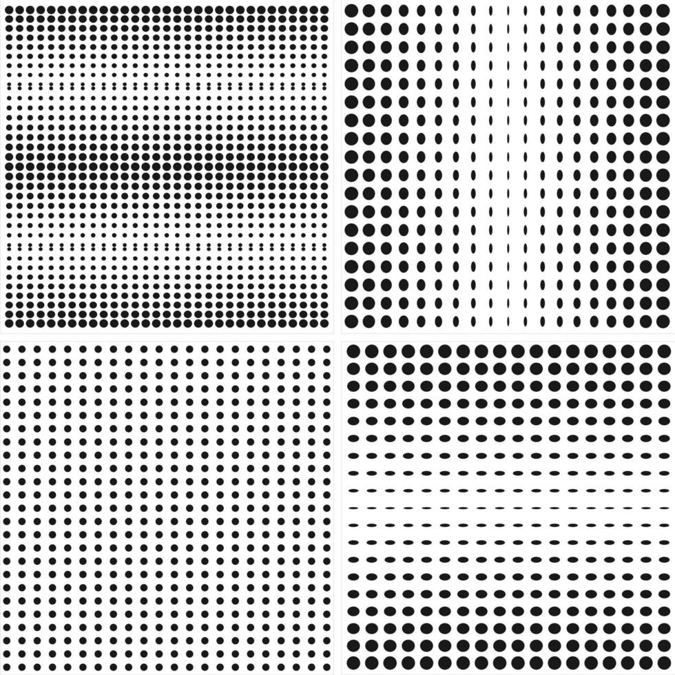 Collection of seamless geometric minimalistic patterns. vector