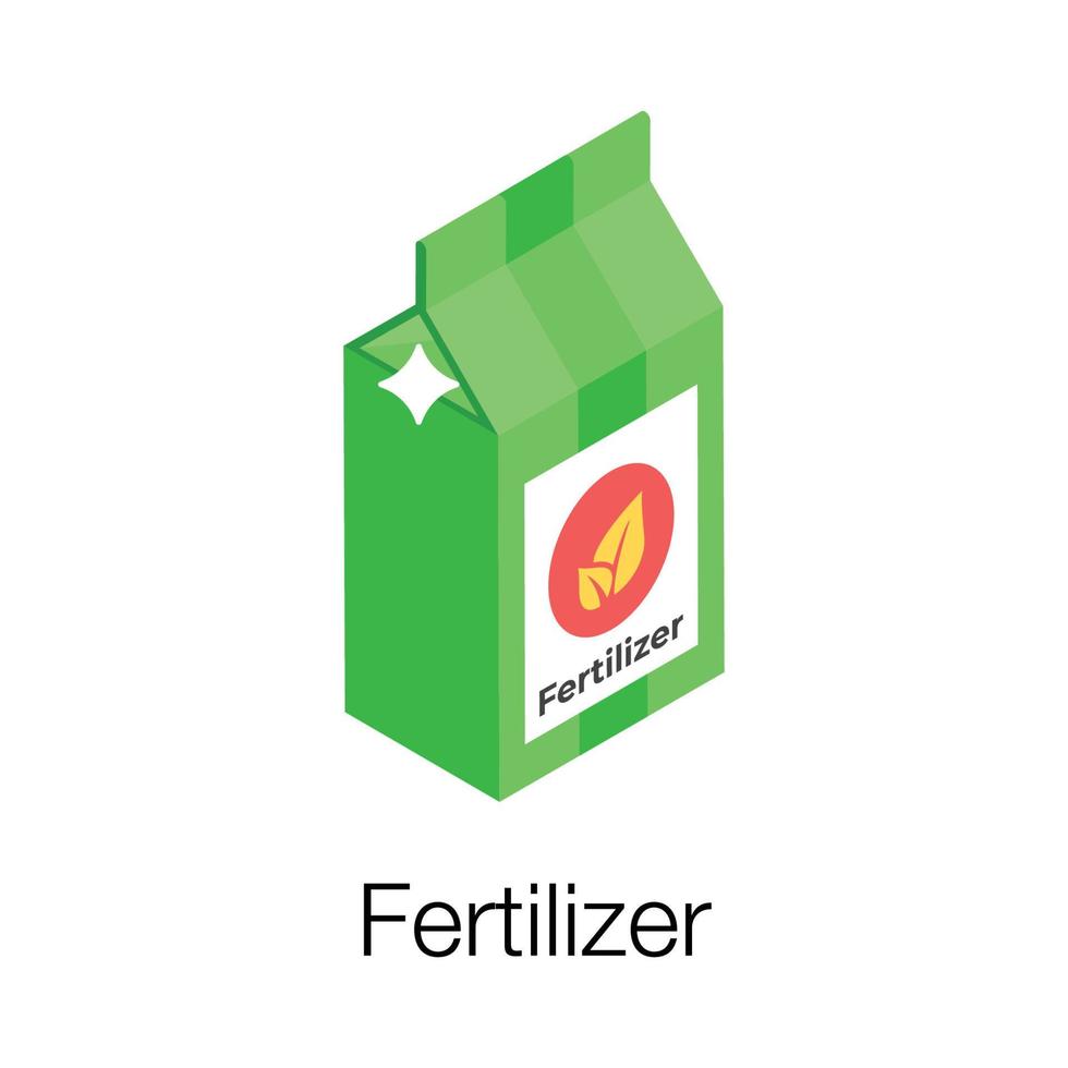 Trendy Fertilizer Concepts vector