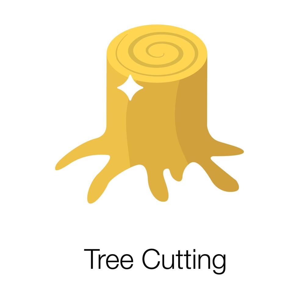Tree Cutting Concepts vector