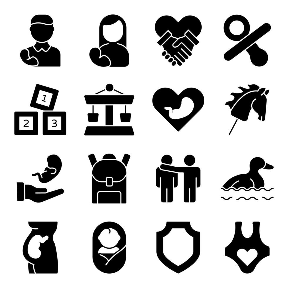 Pack of Family Relations vector