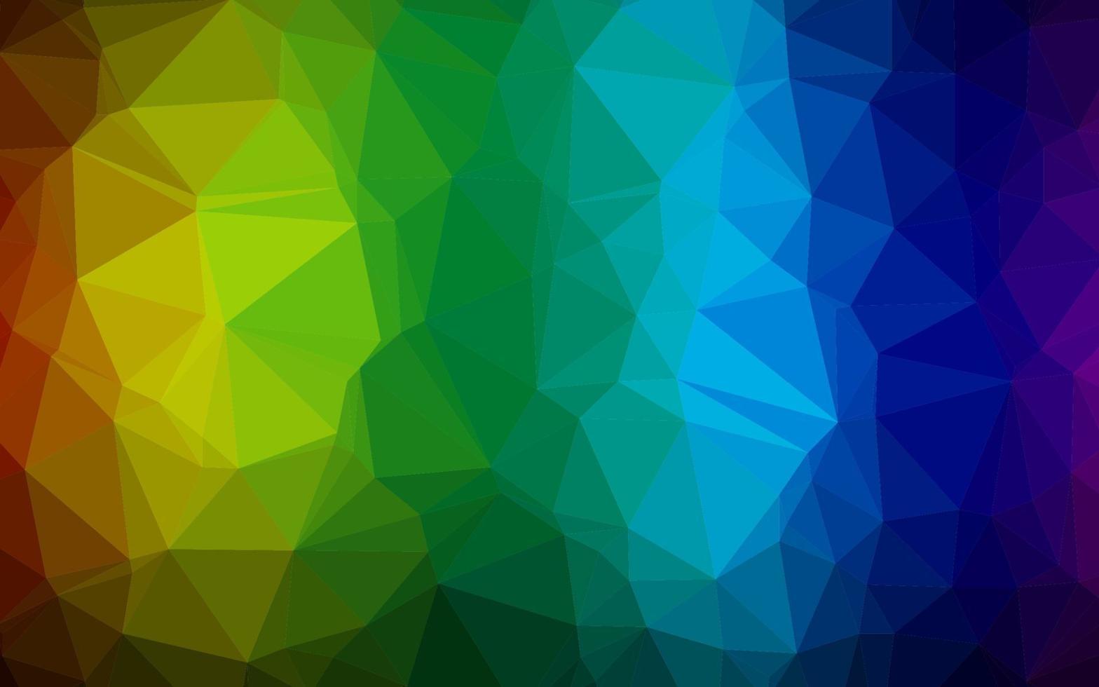 Light Multicolor, Rainbow vector blurry triangle pattern.
