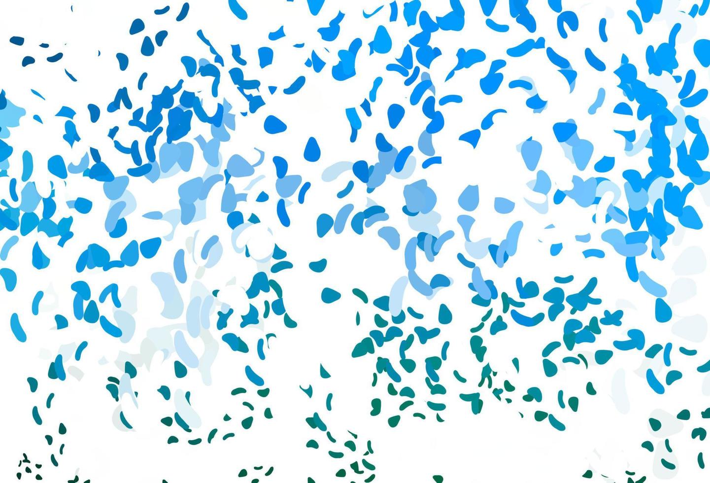 Light BLUE vector template with memphis shapes.