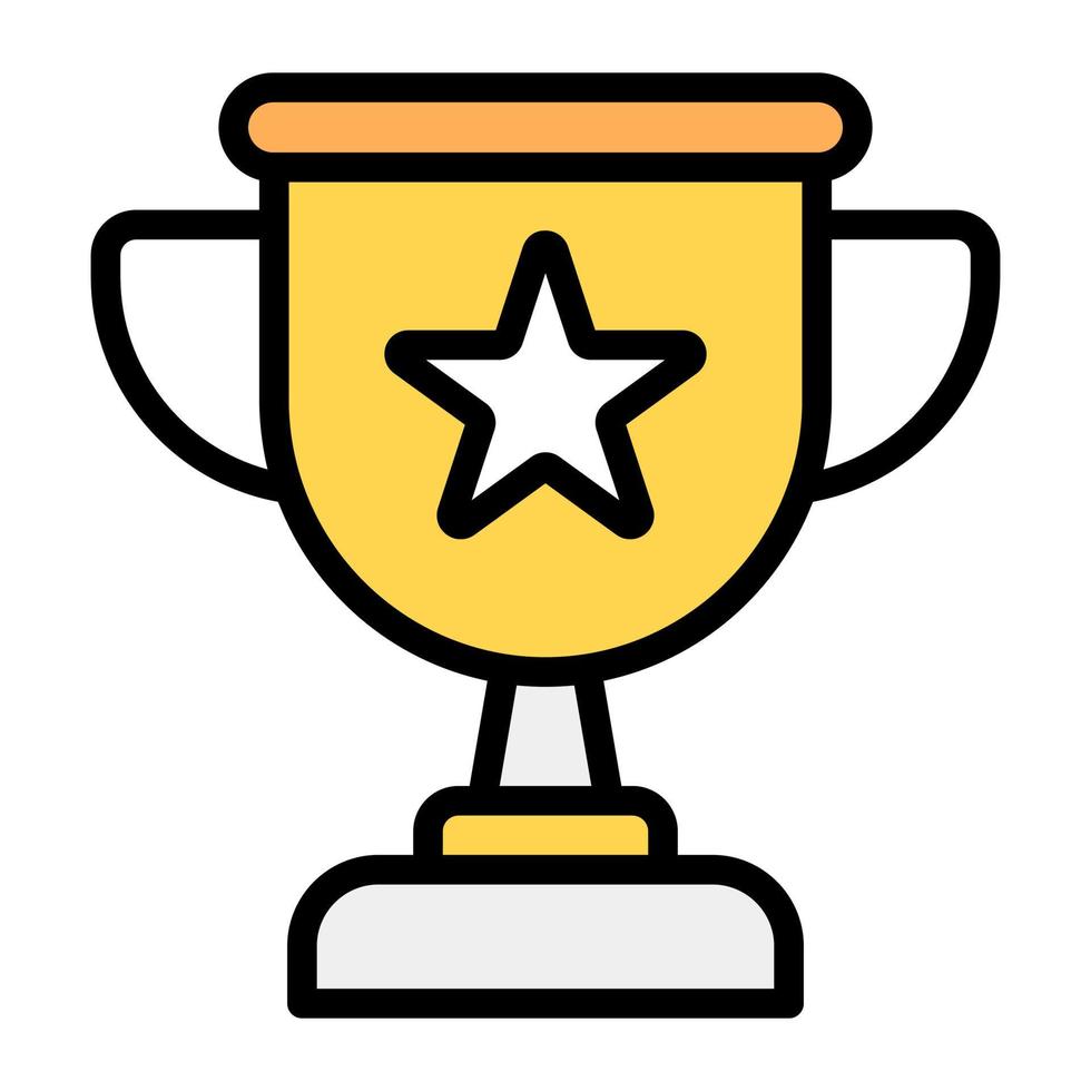 diseño de icono de trofeo de logro, copa ganadora en estilo editable  5157582 Vector en Vecteezy