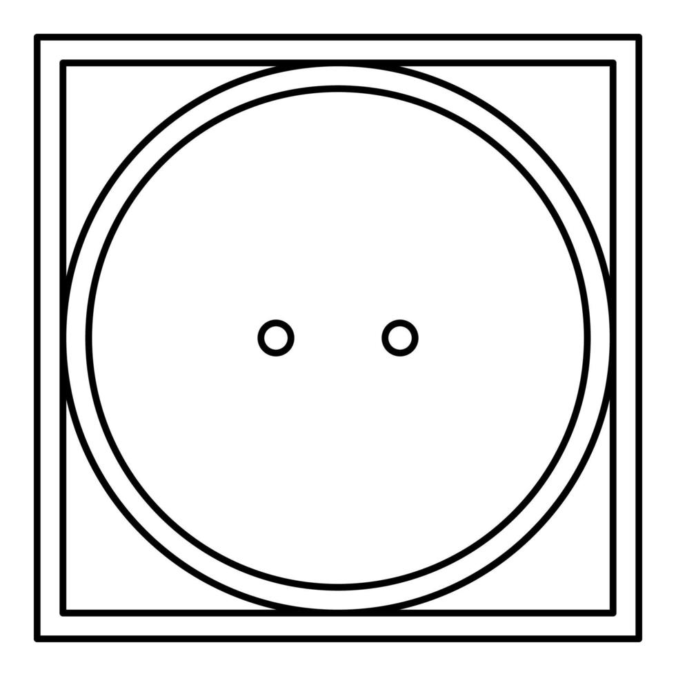 secado de tambor en la máquina generalmente modo símbolos de cuidado de la ropa concepto de lavado icono de signo de lavandería contorno color negro vector ilustración imagen de estilo plano