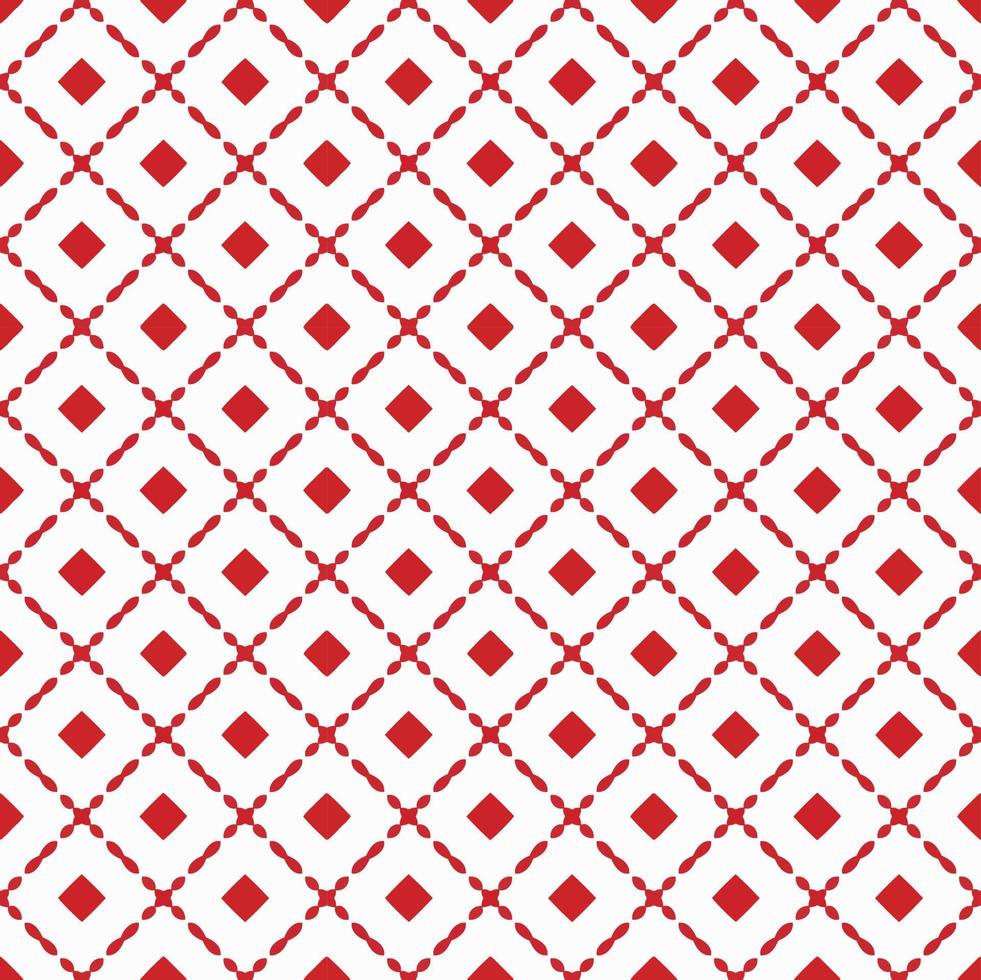 Red and white color seamless pattern texture and template. Multicolored. Colorful ornamental graphic design. vector