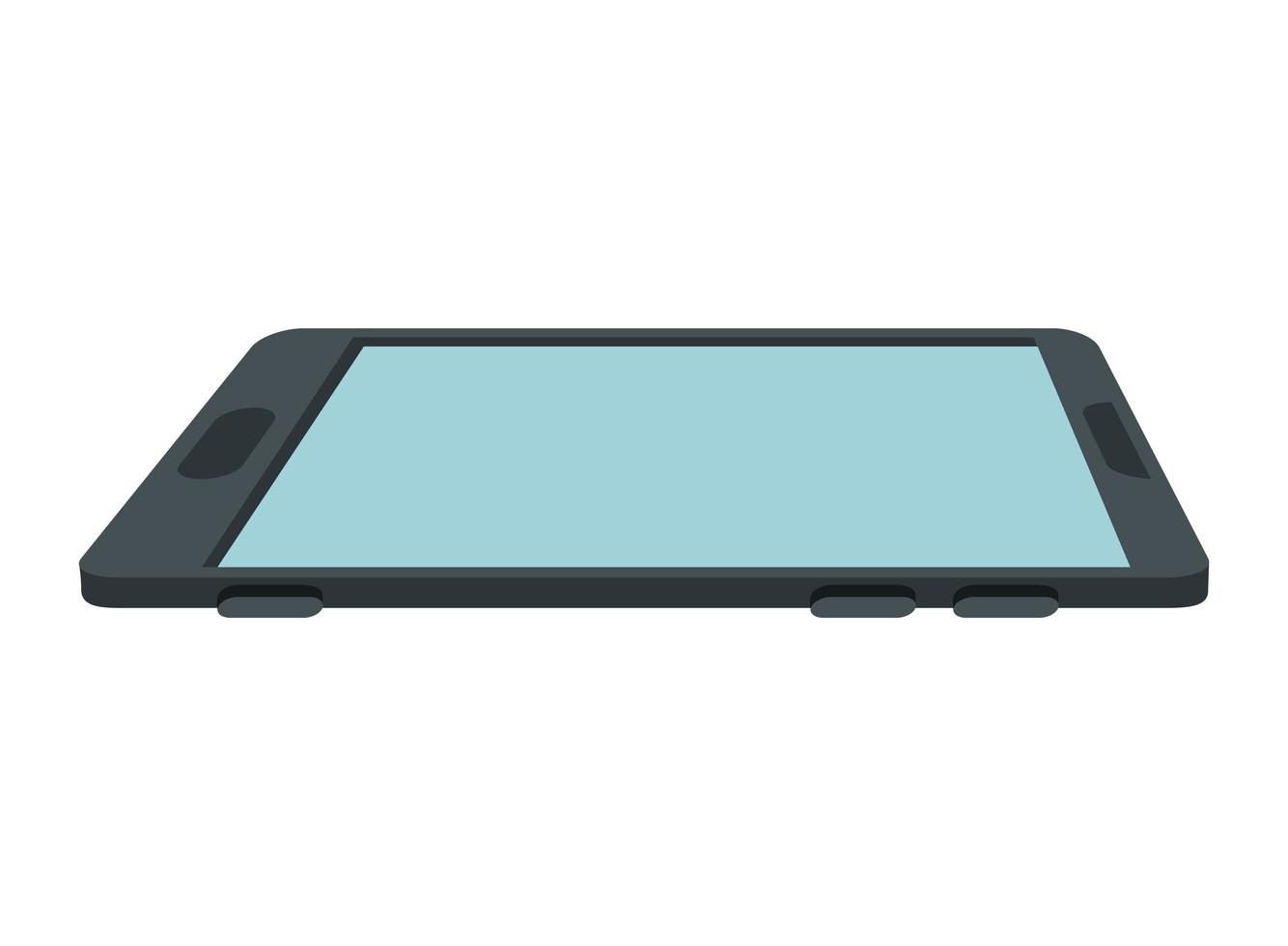 mobile phone, smartphone device on white background vector