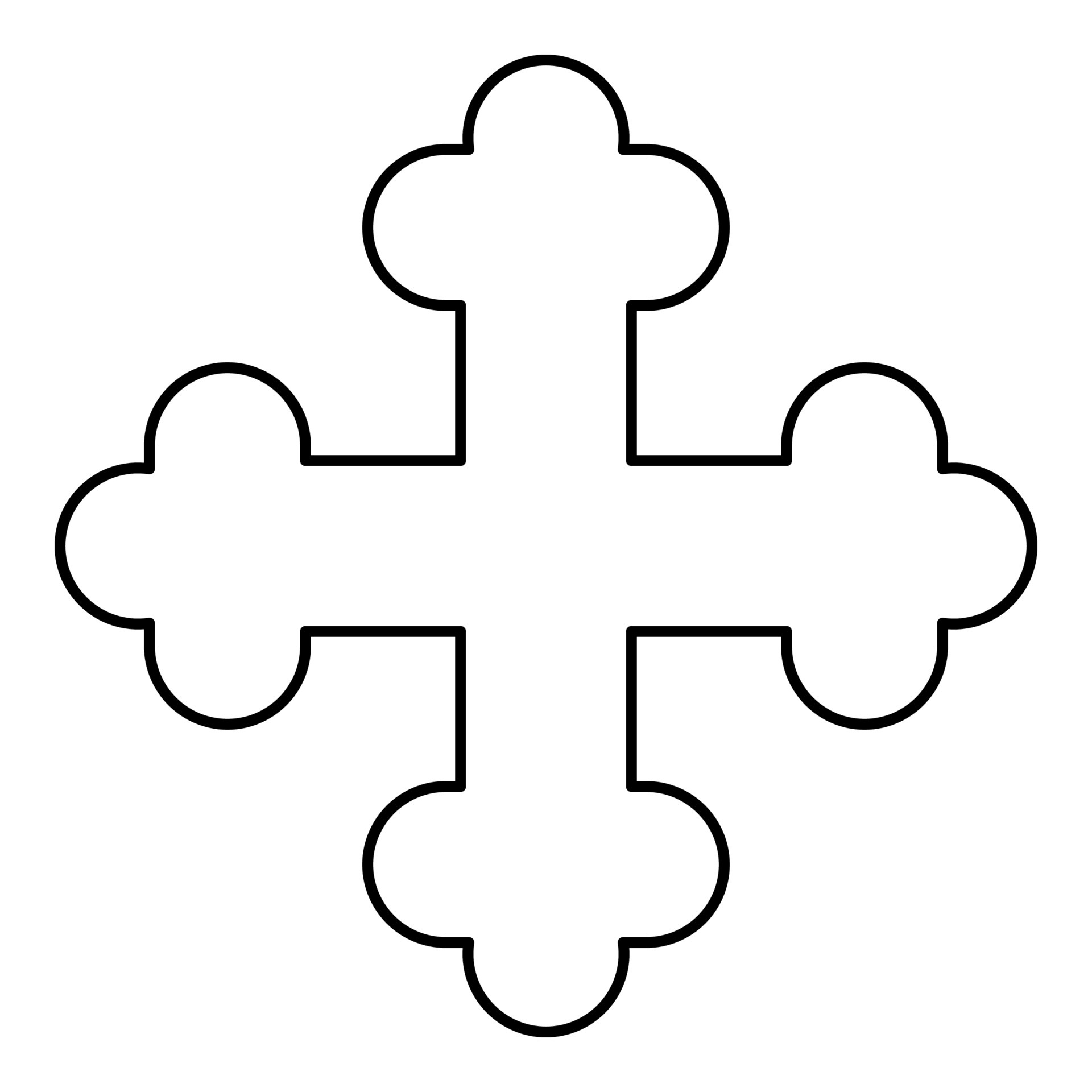 Cross trefoil shamrock Cross monogram Religious 5158528 Vector Art at