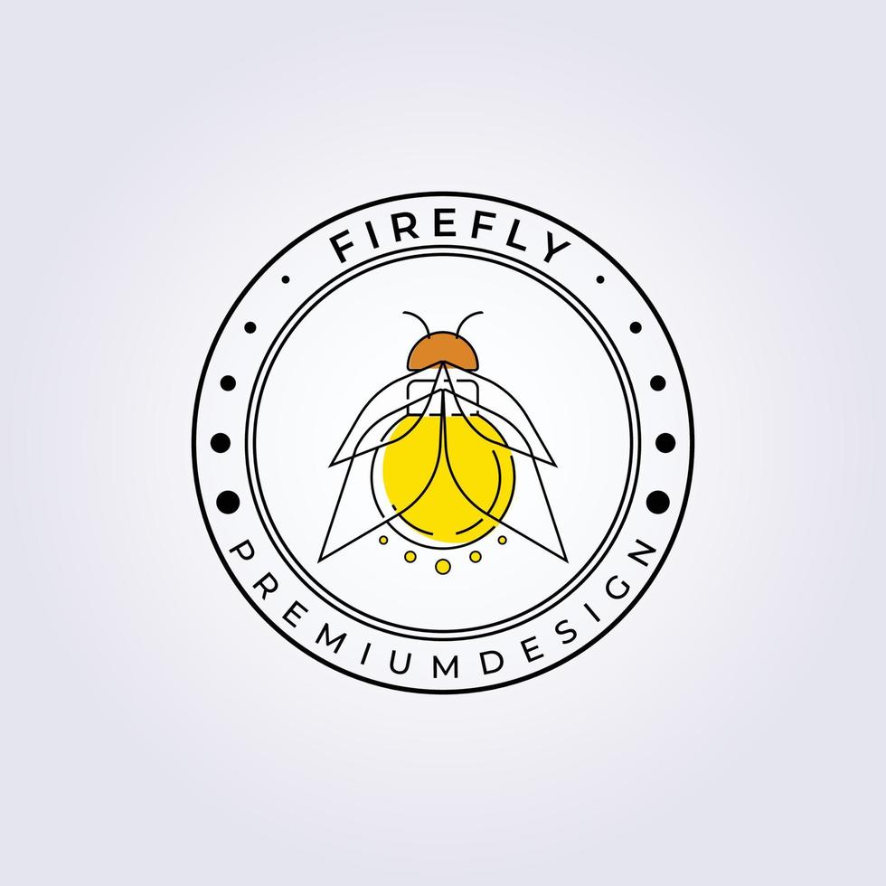 Firefly logo vector illustration design
