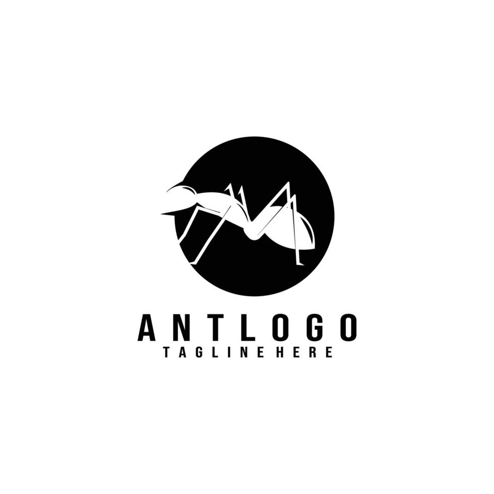 ant logo vector illustration design