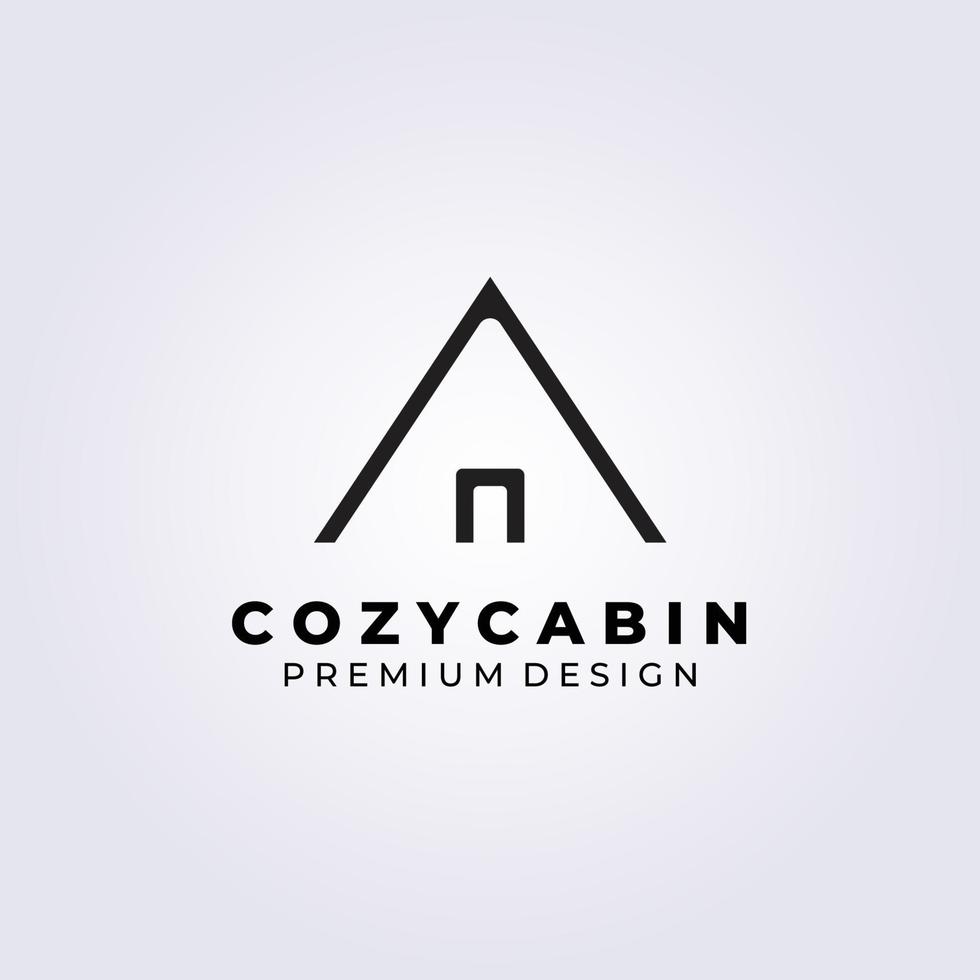 Cabin logo vector illustration design