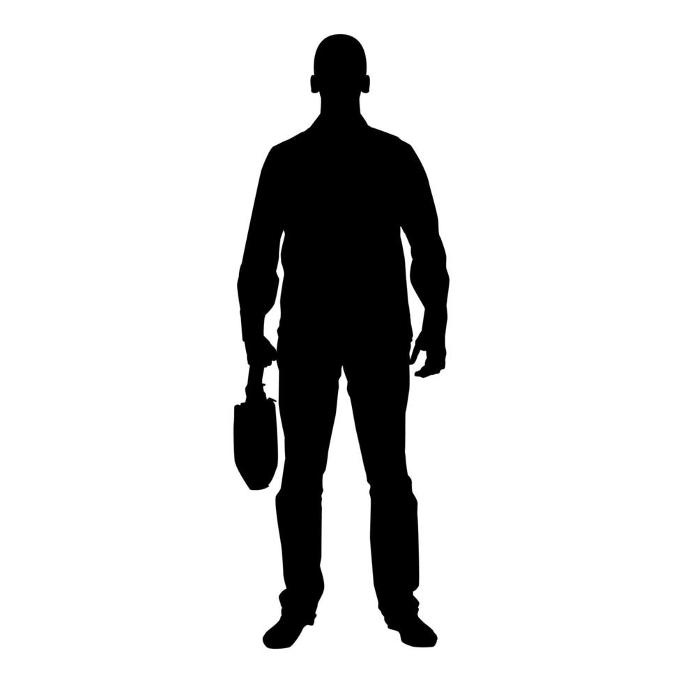 Businessman with briefcase Man with a business vector