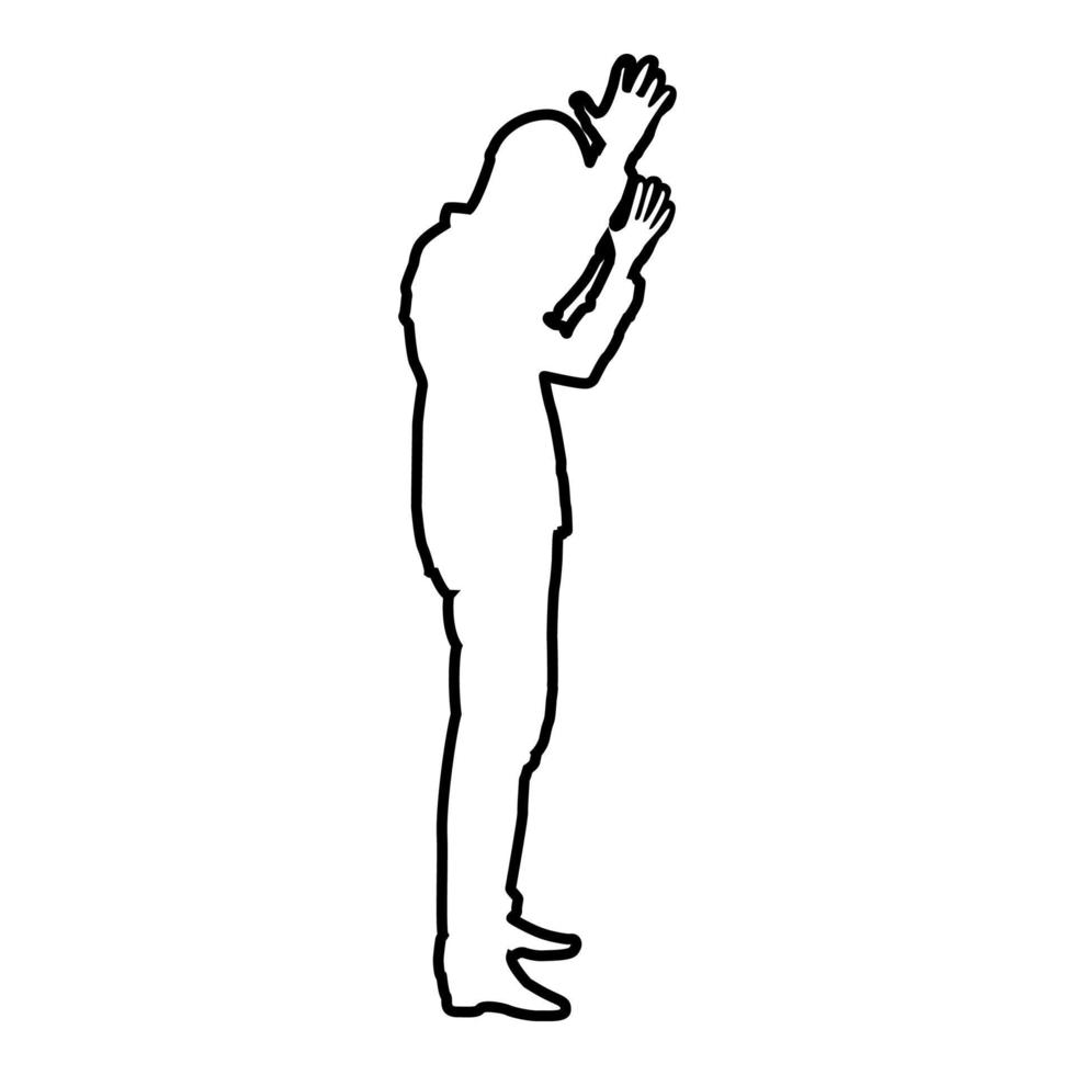 Concept of failure what is it for me problem Man vector