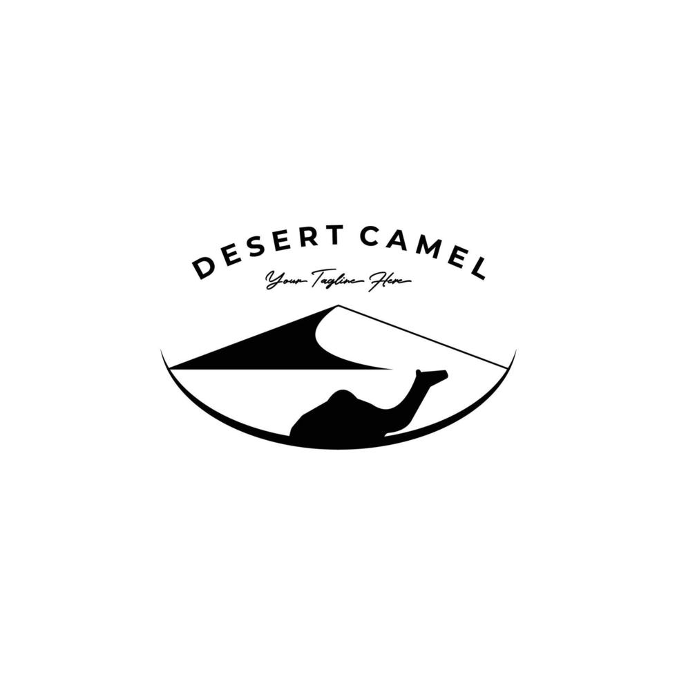 camel logo vector illustration design