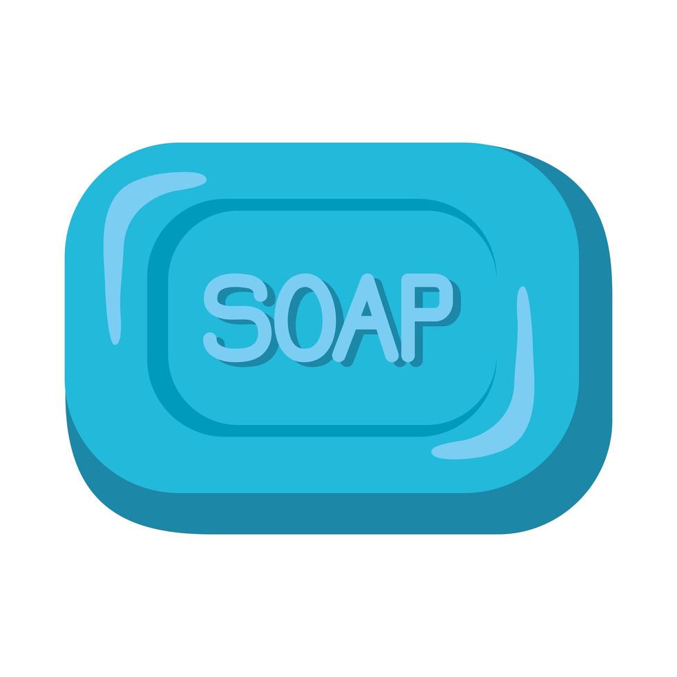 Isolated soap bar vector design