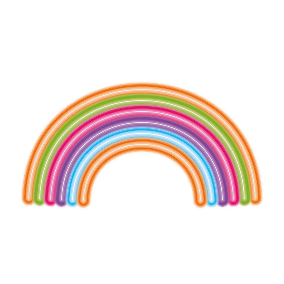 Isolated rainbow icon vector design